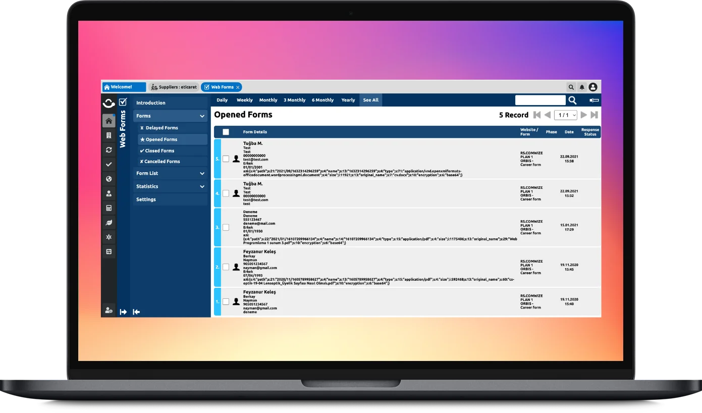 After Sales - Overview - Left Tab & Right Image